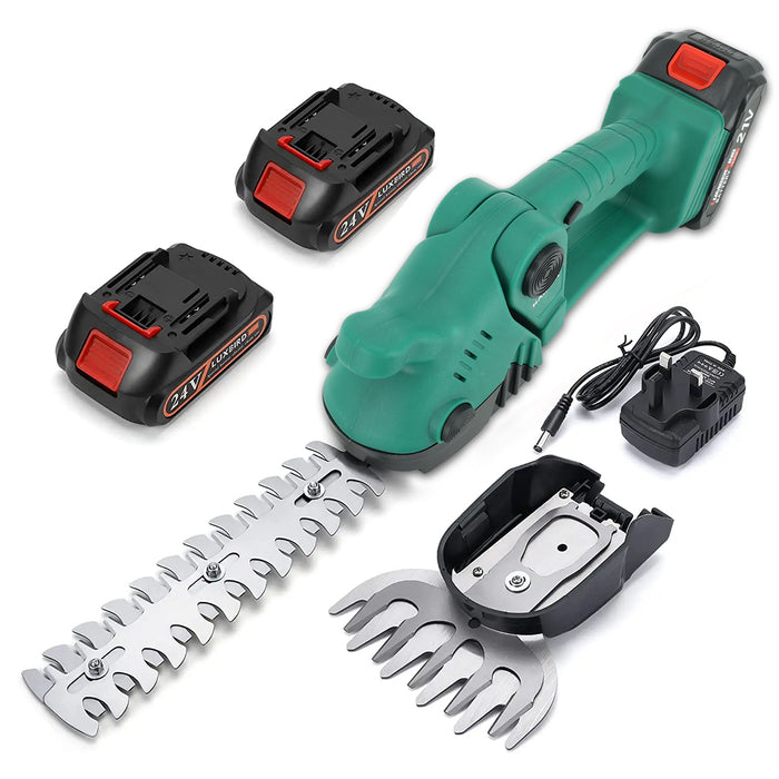 EverSprout 2-in-1 Cordless Grass Shears & Mini Hedge Trimmer
